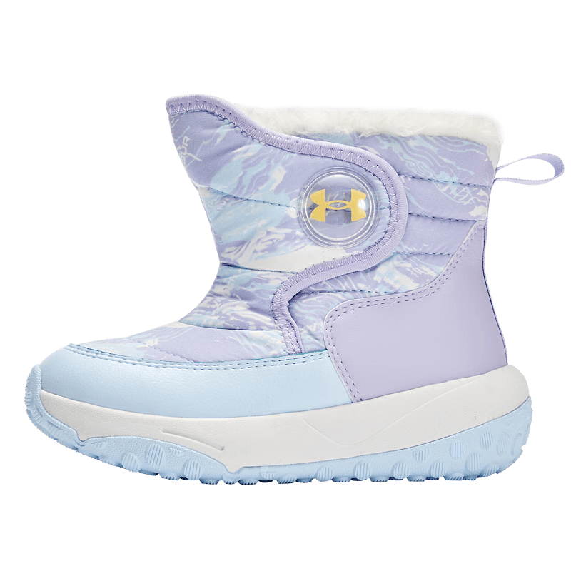 安德玛男女童保暖冬季棉鞋寒冬里的温暖守护者——(图1)